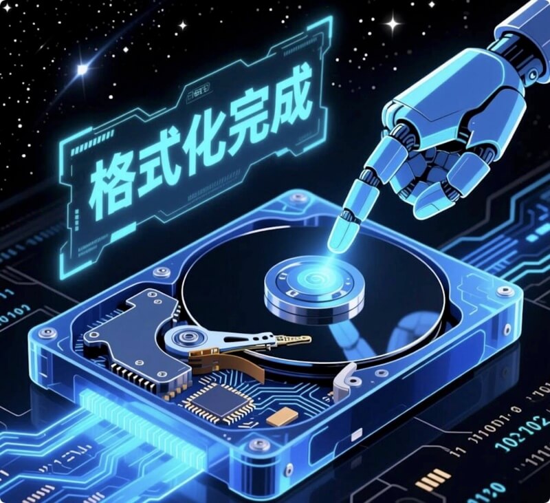 如果对硬盘进行深度格式化