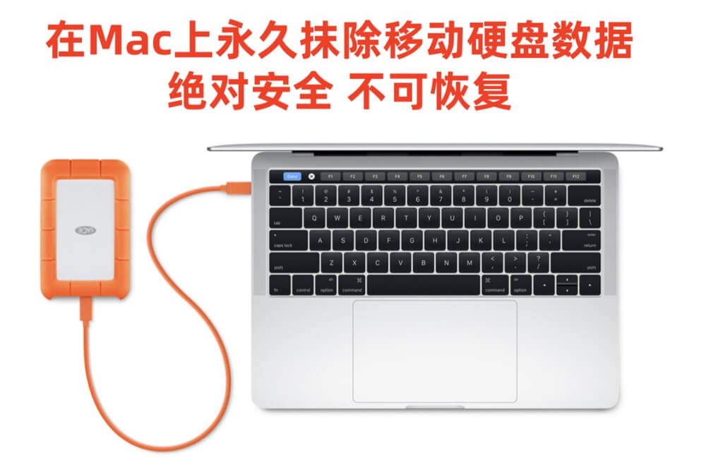 在Mac上永久擦除移动硬盘中的数据