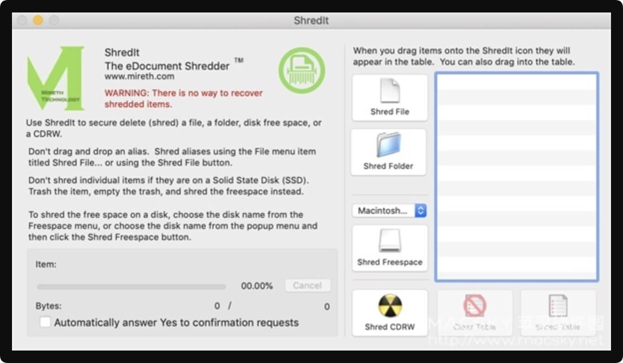 Mac文件粉碎工具