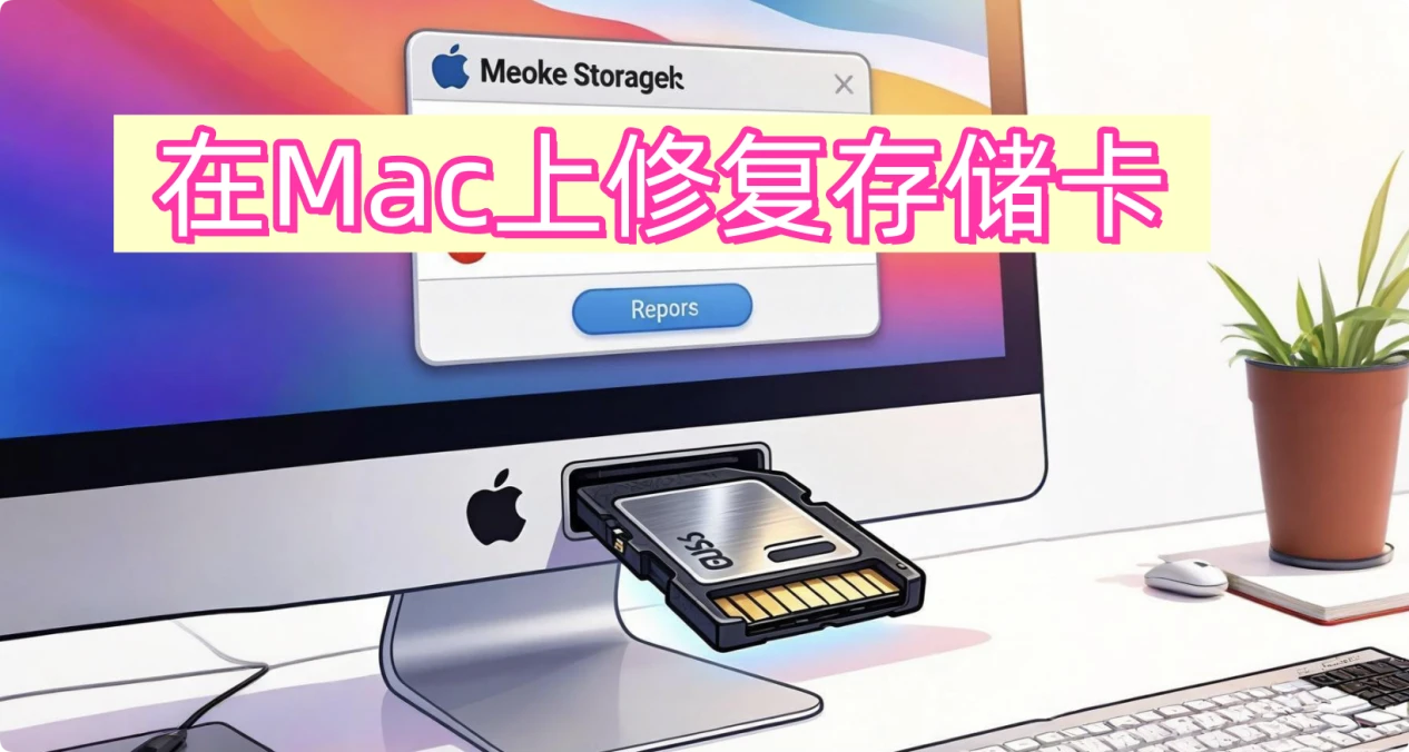 在Mac上修复存储卡