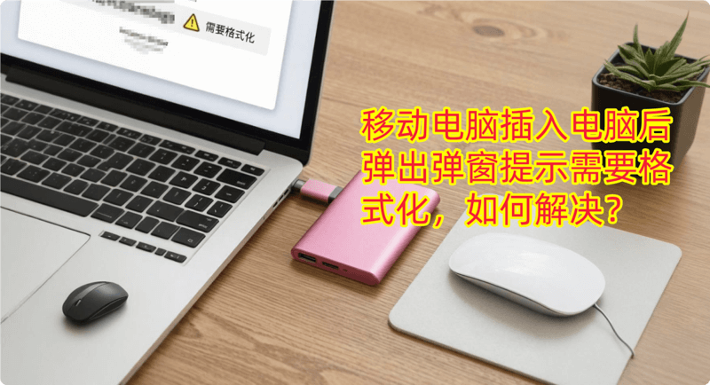 移动硬盘插入电脑提示需要格式化