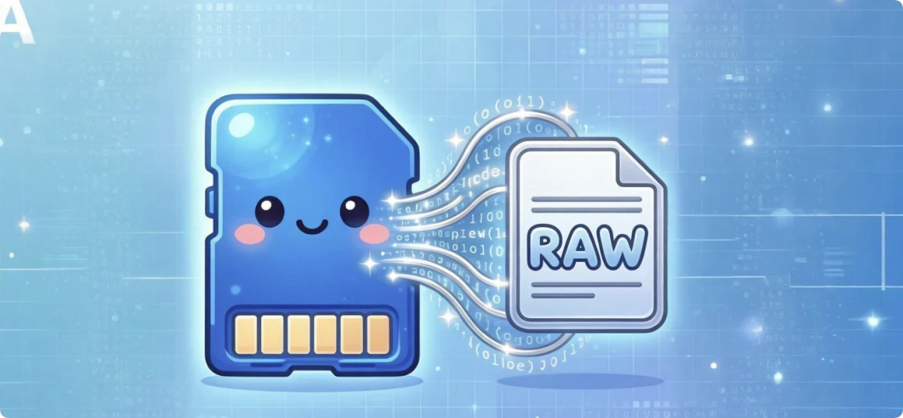 解决存储卡变成RAW格式的问题