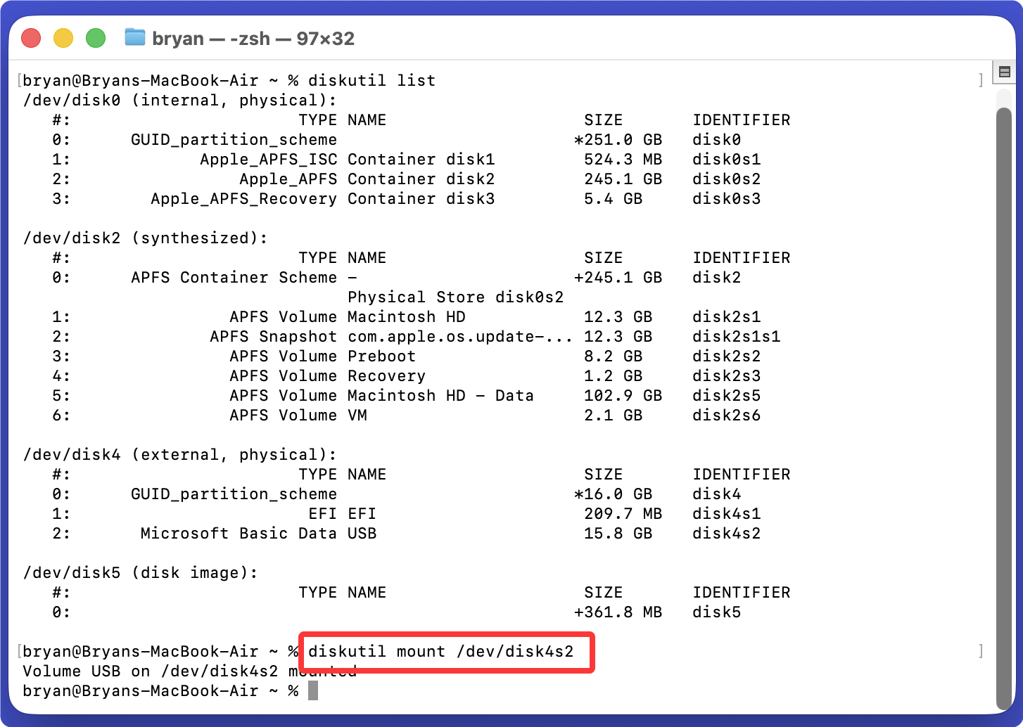 内存卡无法在Mac上正常装载