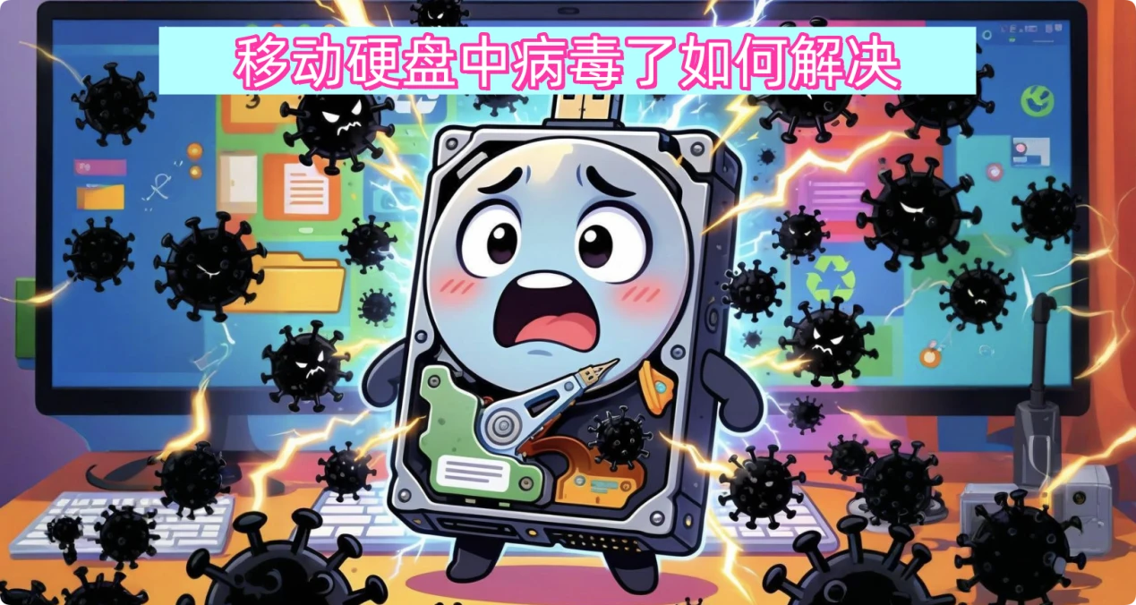 移动硬盘中毒了怎么办