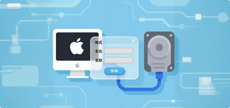 在Mac上格式化西部数码移动硬盘