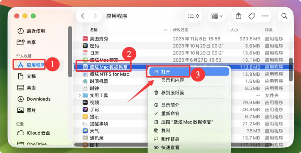 macOS Sonoma数据恢复