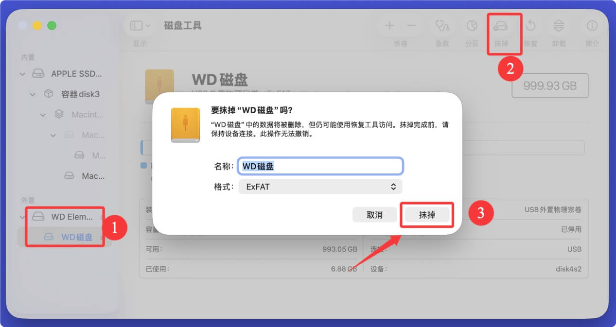 解决MacBook Pro上硬盘只读问题