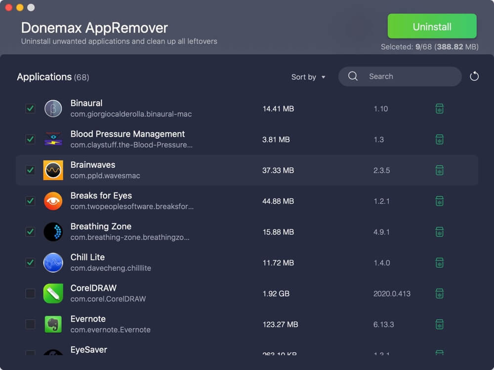 卸载Mac上的应用程序或者软件